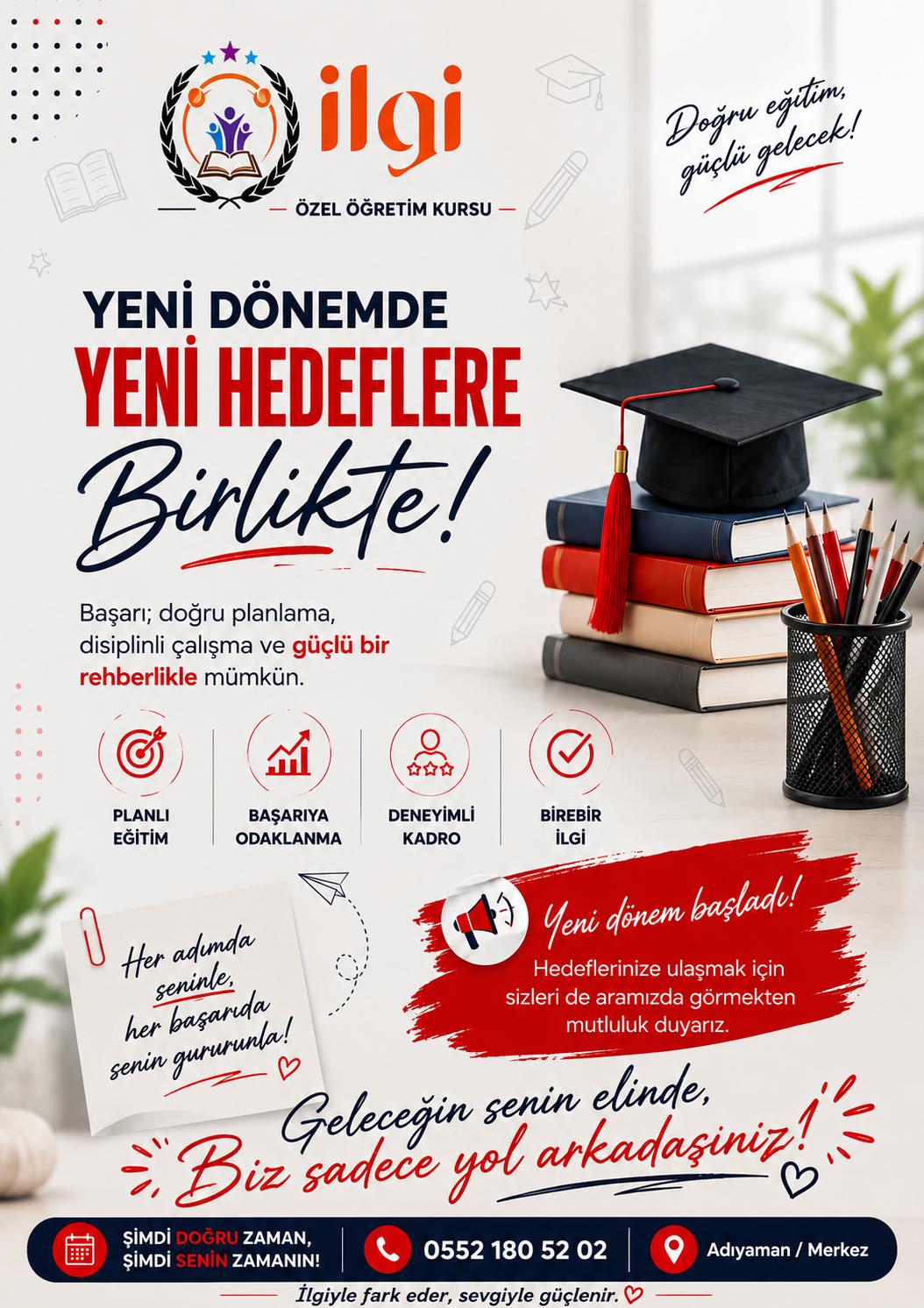 Yeni dönemde yeni hedeflere birlikte duyurusu